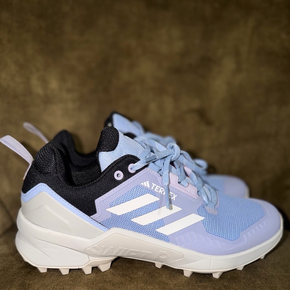 adidas Terrex Swift R3 Trail Running Hiking Shoes Light Blue | Women Size 9.5